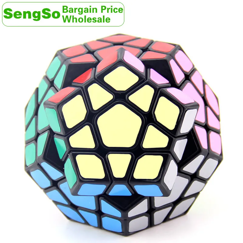 ShengShou Aurora мегаминкс 3x3x3 кубик руб SengSo додекаэдр 3x3 оптом набор много 8PCS профессиональный Скорость куб головоломки антистресс Непоседа