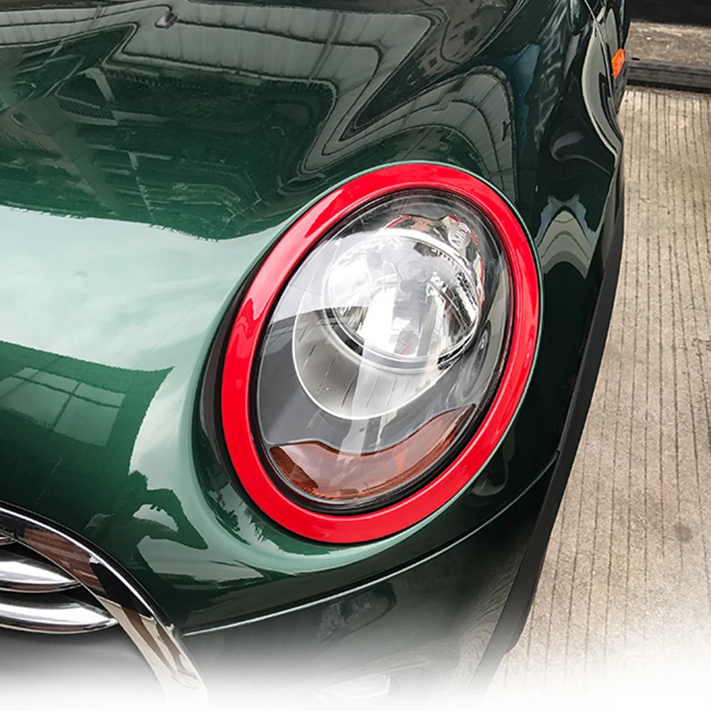 Car Headlight Head Tail Rear Lamps Frame Ring Covers Stickers Housing For Mini Cooper One JCW F55 F56 Car-styling Accessories