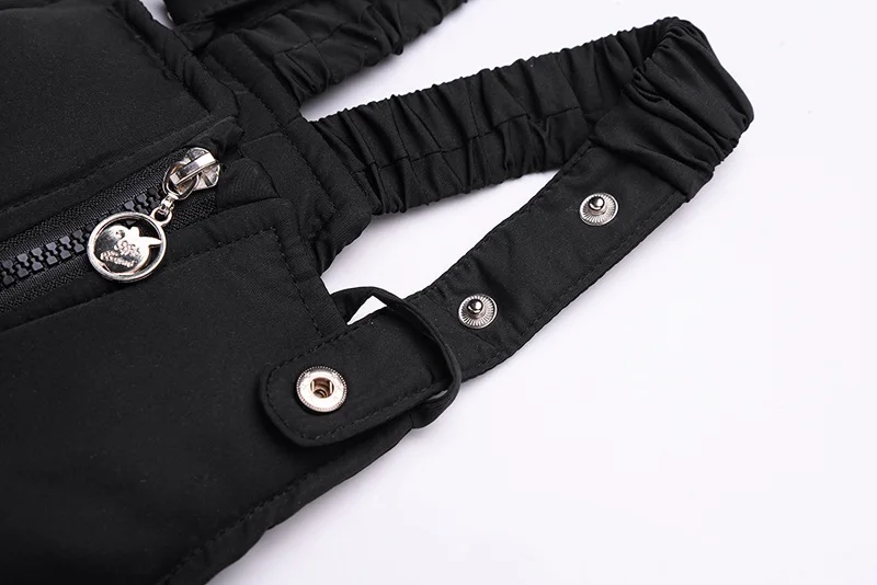 Одежда для малышей Детский пуховик костюм с рукавами «летучая мышь» Модный корейский комплект из двух предметов для мальчиков и девочек, комбинезон черного цвета комплект с зимним пальто