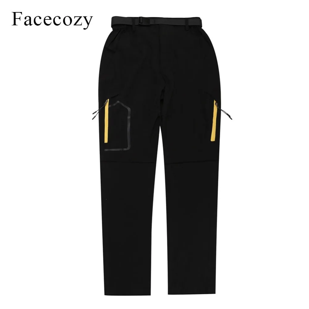 Facecozy мужские летние тонкие Походные штаны шорты трансформер уличные дышащие для