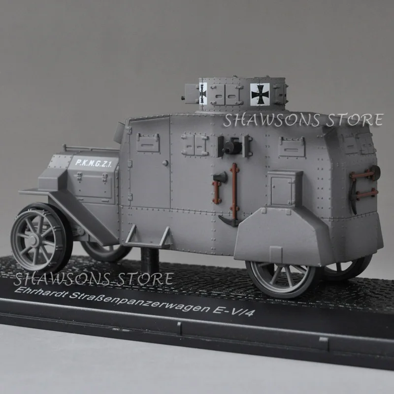 Военная Модель игрушек флакон 1:43 немецкий Ehrhardt Strabenpanzerwagen Реплика автомобильного