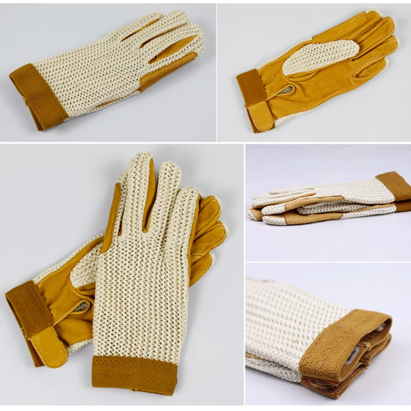 Professional mountain horse equestrian knight gloves horse riding