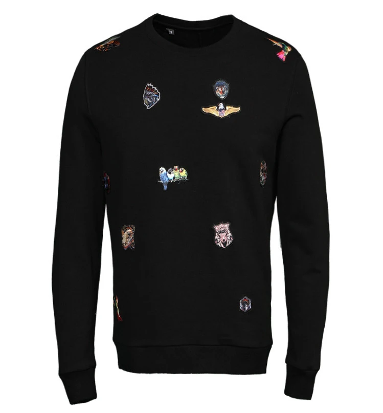 Luxury Brand Men hoodies Long Sleeve Chemise Homme 2017 Fashion Men