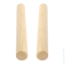 1 пара деревянных клавов 22 см Детские ударные игрушки Обучающие Музыкальные инструменты Прямая поставка