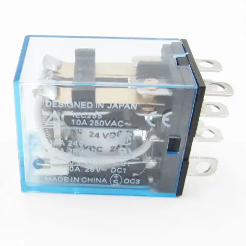 

LY2NJ Smal Relays DC 24V 10A 8PIN Coil DPDT