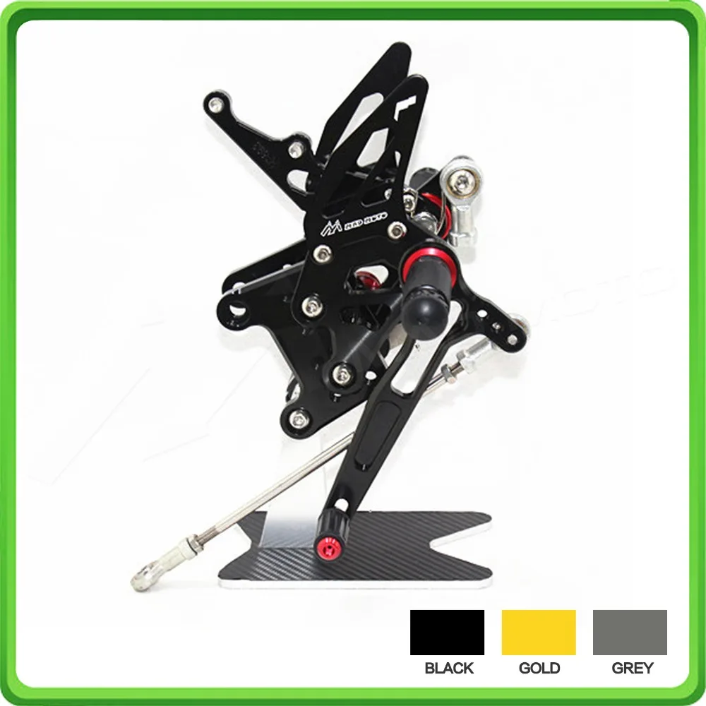 

CNC Adjustable Rearsets Rear set sets Foot Rest Pegs Pedal for Triumph Speed Triple 1050 CC 2005 2006 2007 2008 2009 2010 Black
