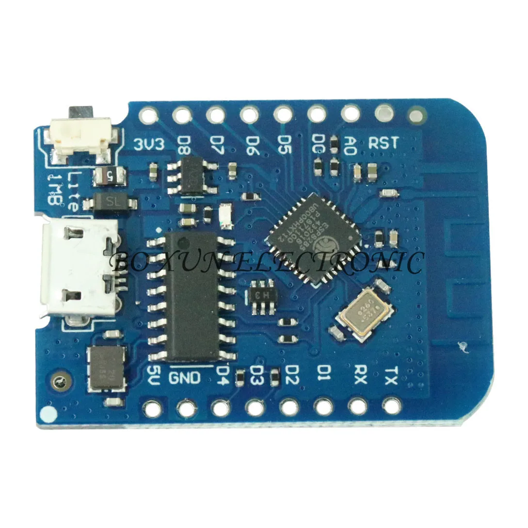 Для WEMOS D1 Mini Lite V1.0.0 wifi Интернет вещей макетная плата ESP8285 1MB FLASH 3 V с