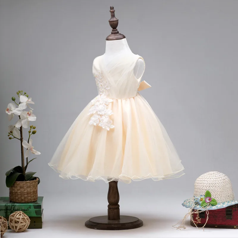 Свадебное платье с цветочным рисунком для девочек Vestidos/ г. Детская одежда для девочек Детские платья для девочек, костюм летнее платье для подростков от 4 до 14 лет