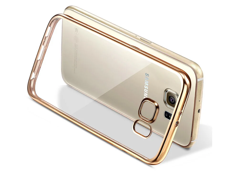 imágenes para Para iphone 5 6 6s 7 plus, para samsung galaxy a3 a5 a7 j5 j7 (2016) (2017) a8 a9 on7 s6 s7 s8 borde más chapado de tpu case cubierta imágenes para Para iphone 5 6 6s 7 plus, para samsung galaxy a3 a5 a7 j5 j7 (2016) (2017) a8 a9 on7 s6 s7 s8 borde más chapado de tpu case cubierta