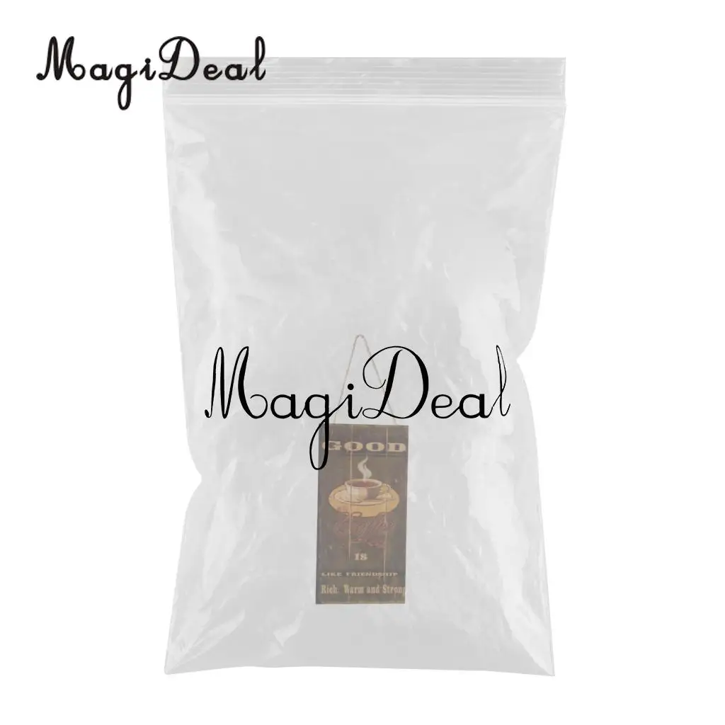 MagiDeal Cafe Bar Pub Kitchen Wooden Sign Dining Hall Coffee House Decor Sign Plaque Wall Plate Board Decorative Sign