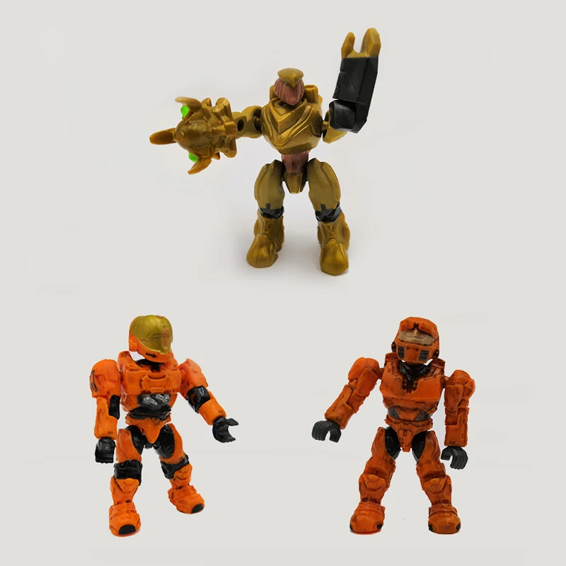 1 10 шт 5 см Halo Wars воины Монстрики спартанцы игры ковенты пистолеты солдатские