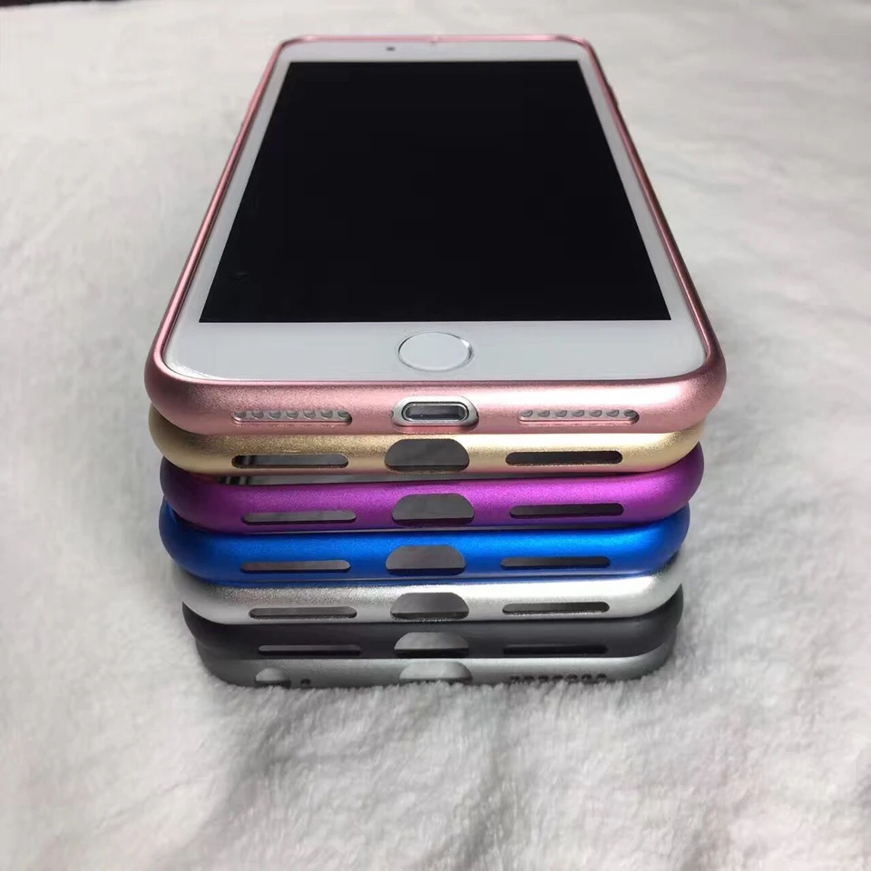 

For iphone 7 8 Plus Luxury Metal Frame capa bumper side Case for iPhone X XR XS MAX 5 5S 6 6s 7 8 Plus Tough Aluminum Frame case