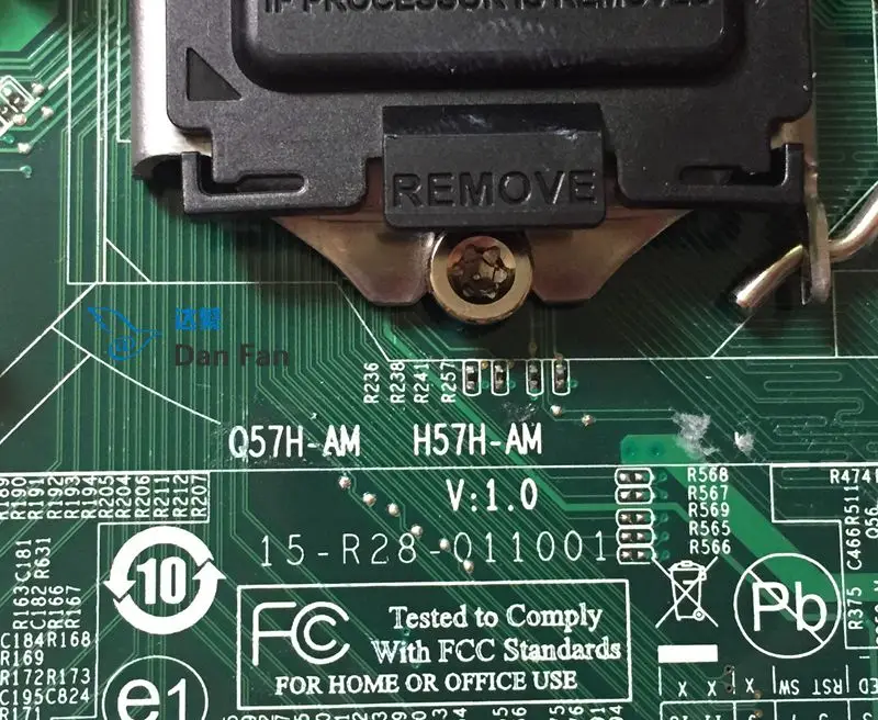 Для ACER V490 M490G S490G настольная материнская плата H57H AM 15 R28 011001 LGA1156 100% протестирована