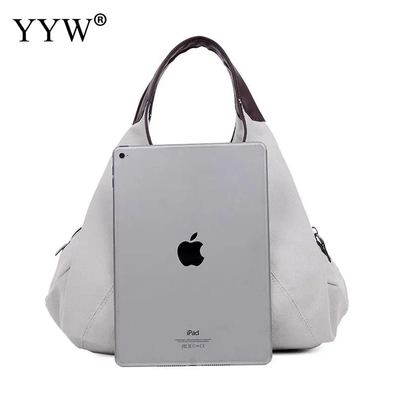 Белая холщовая сумка, винтажная Холщовая Сумка на плечо, женские сумки, Женская Ручная сумка, Повседневная сумка, Bolsos Mujer Hobos Bolsas Feminina