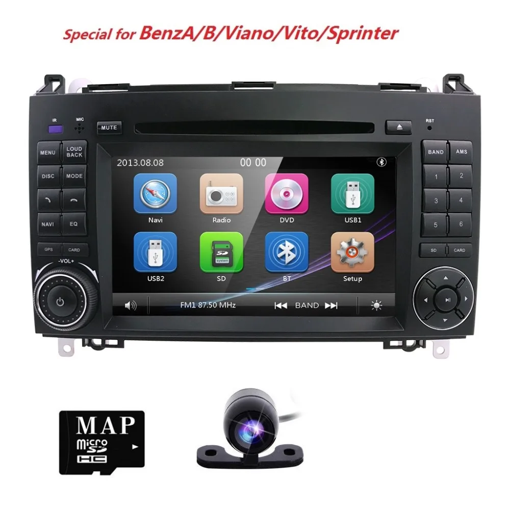 7 Inch 2 din AutoRadio Car Multimedia For Mercedes/Benz/Sprinter/B200/B