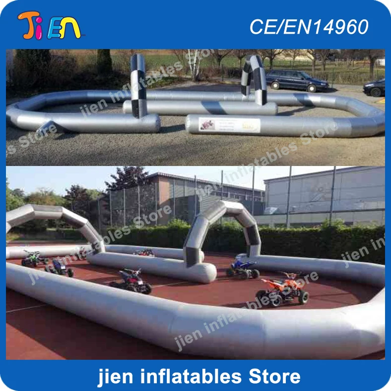 Fast-shipping-inflatable-track-for-gokart-door-to-door-shipping-inflatable-air-track-for-zorb-ball