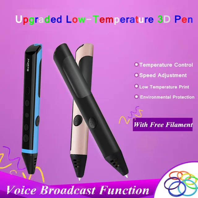 Special Offers Birthday Present NEW 3D Painting Pen 3d Pen 3d Pens Low temperature,USB-mobile Power,Protect Hands 3d Pen Doodler Free Shipping