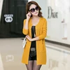 Women Spring  Cardigan With Pockets  Clothing Soft and Comfortable Coat Knitted V-Neck Long Cardigan Female Sweater Jacket ► Photo 3/6