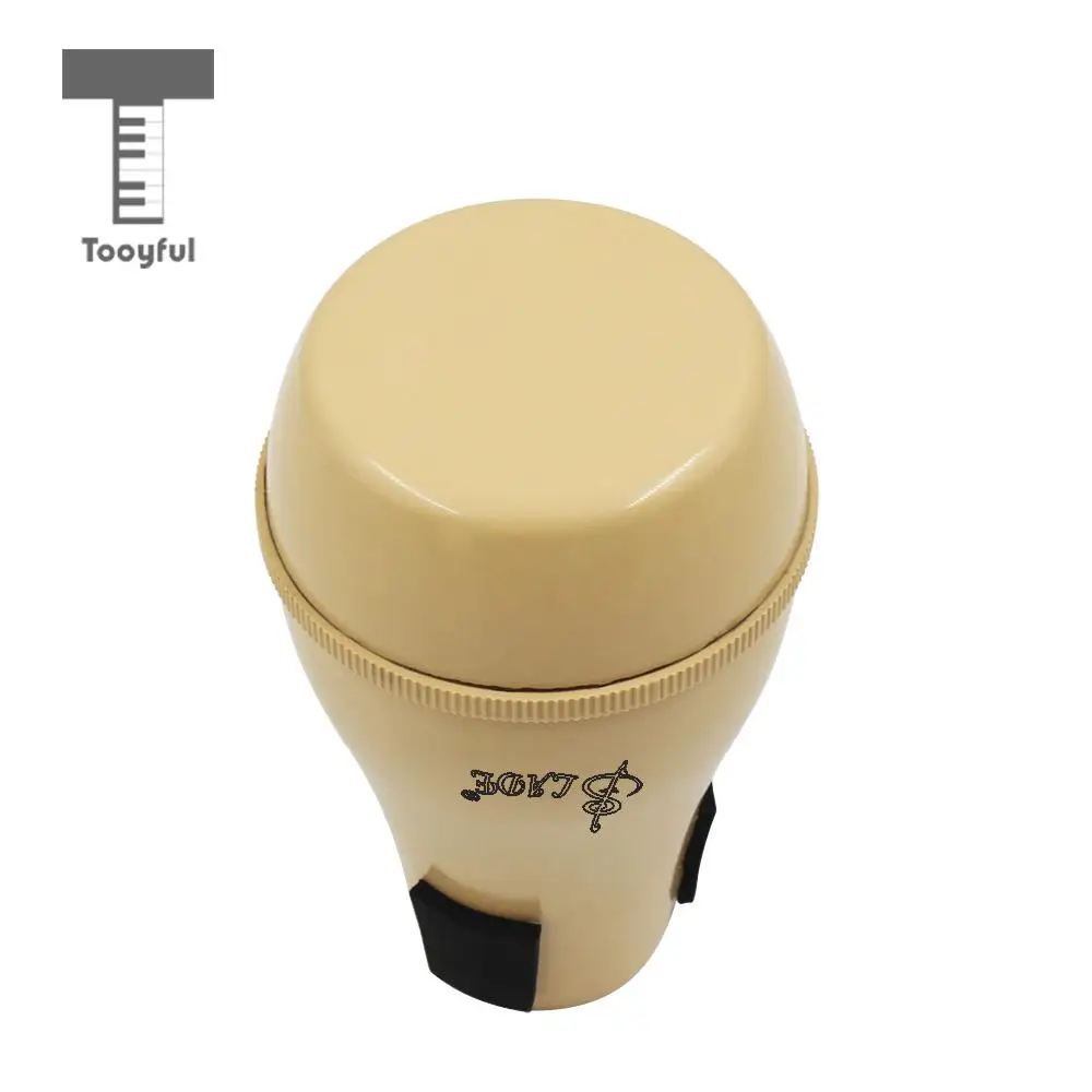 Tooyful Portable Practice Straight Mute Silencer for Alto Tenor Trombone Accessory Wood Color