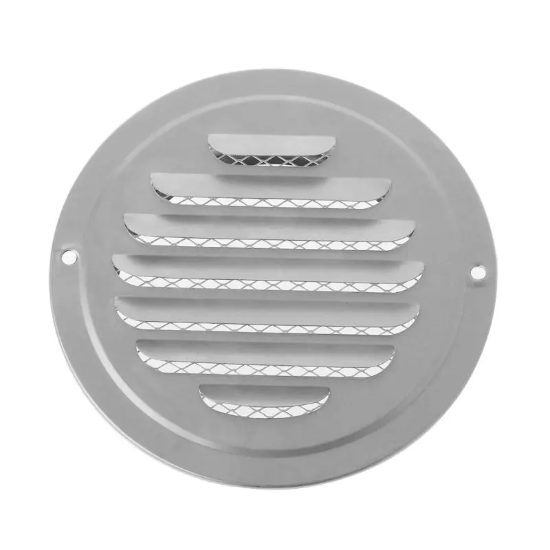 Stainless Steel Exterior Wall Air Vent Grille Round Ducting Ventilation Grilles 70mm,80mm,100mm,120mm,150mm,160mm,180mm,200mm