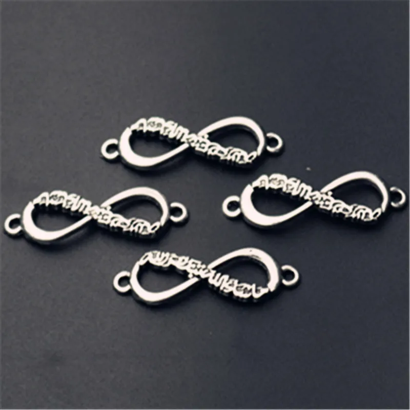 10pcs tibetan silver charms 3D eye Jewelry Findings Connectors