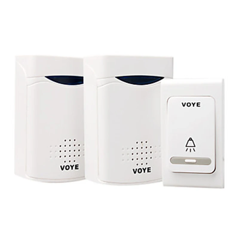 3PCS VOYE V006B2 Home Security Digital Wireless Doorbell with 38 Melodies For Family &amp House Partment |