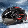 MOON-casco de ciclismo moldeado integralmente para hombre y mujer, ultraligero, con gafas magnéticas ► Foto 2/6