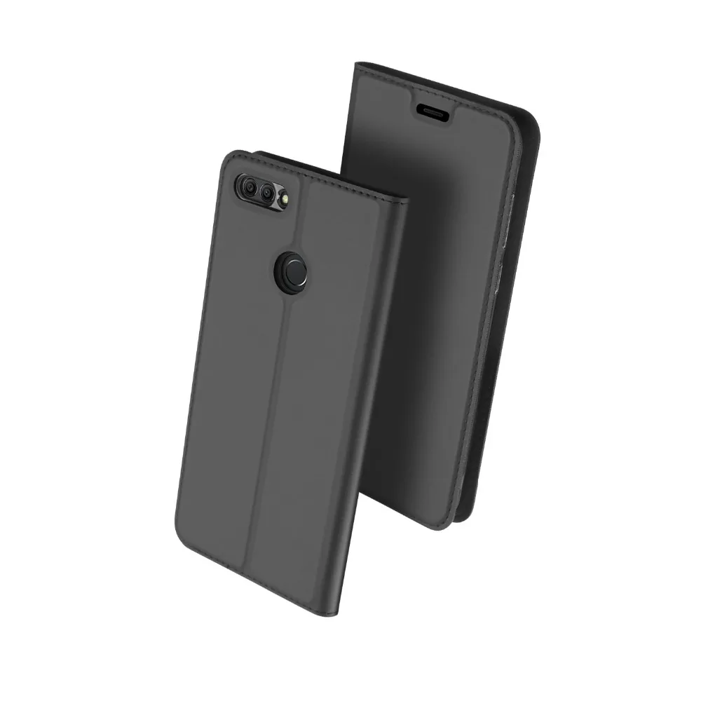 DUX DUCIS Флип кожаный чехол для huawei Y9 2018 Роскошный кошелек Стенд телефон Обложка