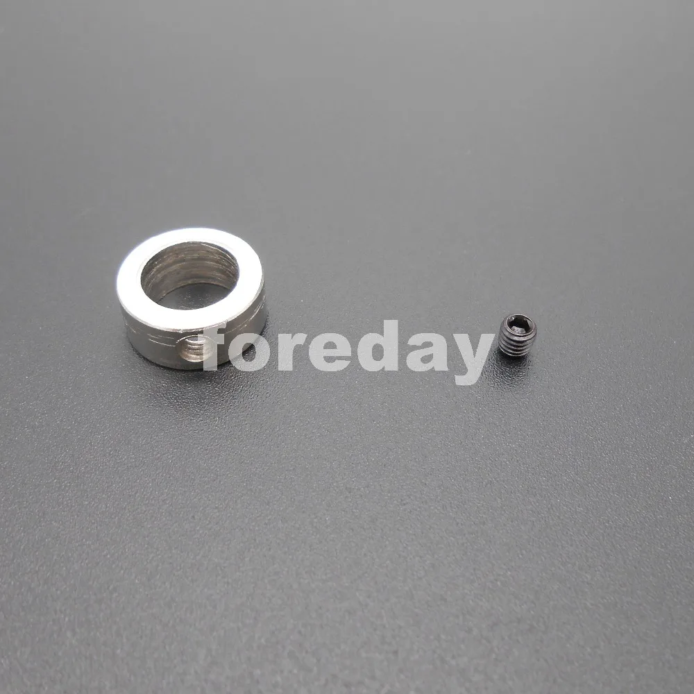 NEW 20PCS/LOT DIY 8MM 8.05MM Metal Bushing Axle Sleeve 2.3g Weight Stainless Steel Shaft Sleeve Chuck Chucks TH=5MM M8 *FD070X20