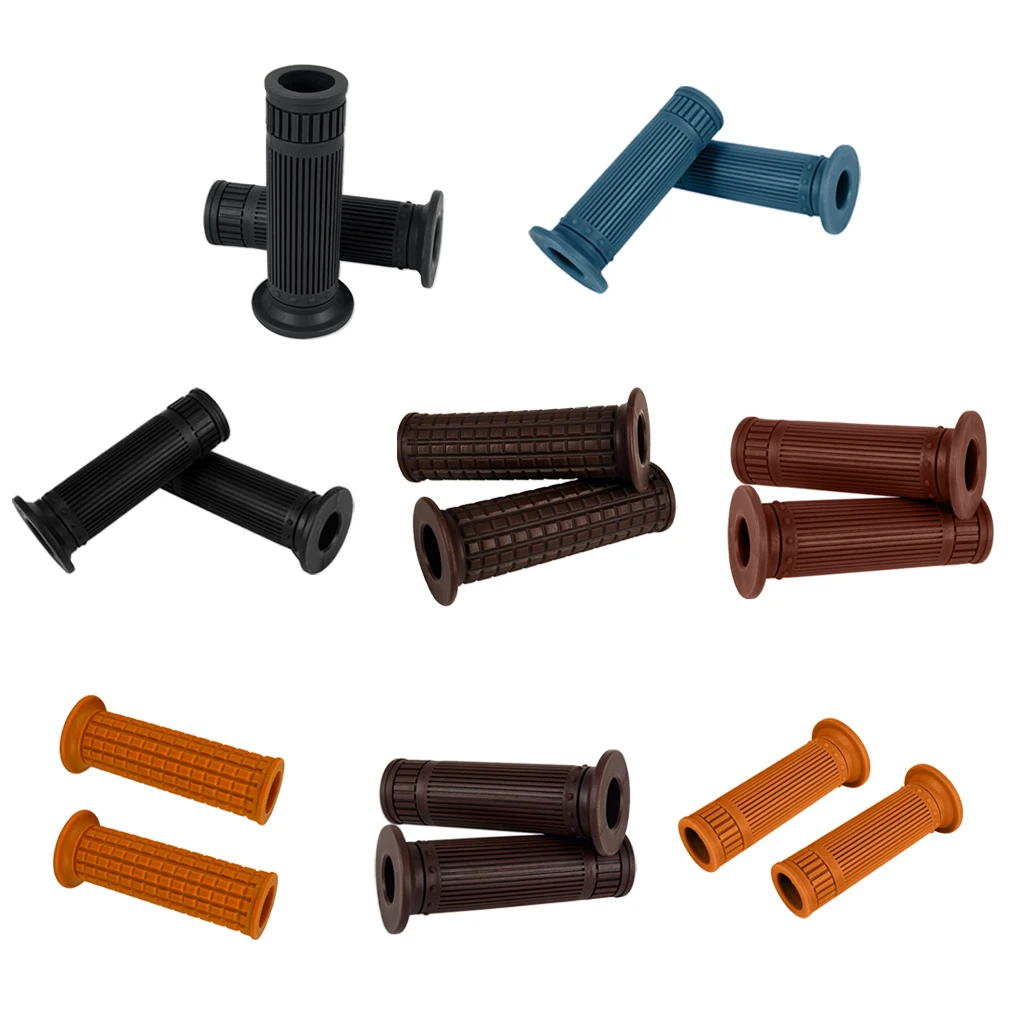1'' 25mm Rubber Handle bar Hand Grips Antiskid Handlebar Soft Rubber Bar For CRF YZF KTM RMZ Pit Dirt Bike Motocross Motorcycle