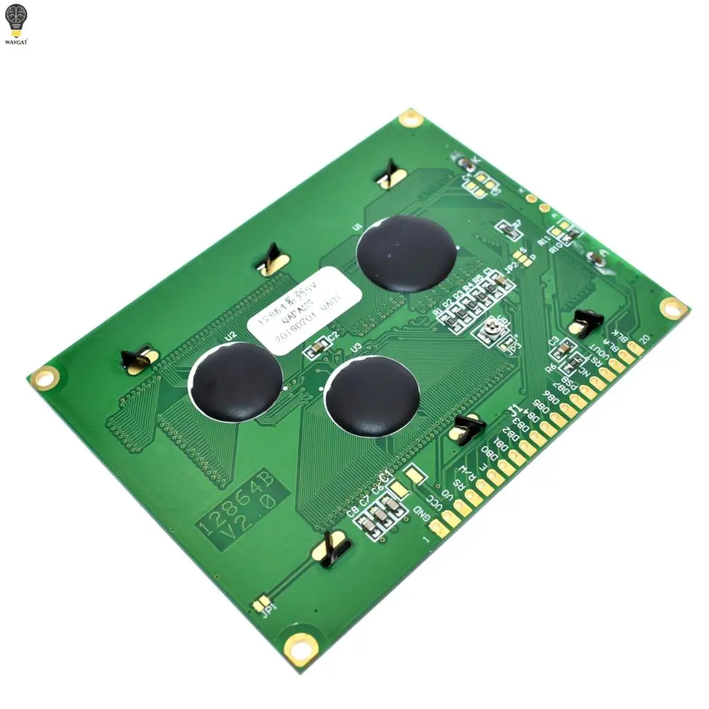 Модуль ЖК дисплея WAVGAT для arduino raspberry pi 12864 дюйма 128x64 точек Цветовая подсветка|lcd