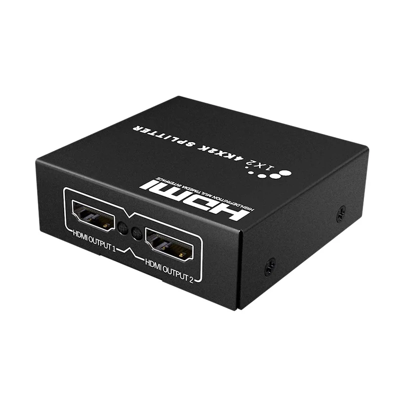 HDMI сплиттер HDCP 4K 1x2 1 в 2 out усилитель сигнала мощности 1080P 3D 1x4 аудио сплиттер HDMI конвертер 1x8 HDMI адаптер - Цвет: 1x2 1080P