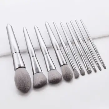 

10Pcs Makeup Brushes Set Tool Cosmetic Eyeshadow Face Powder Foundation Concealer Brush