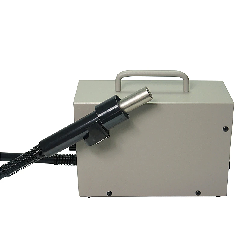 Быстрый 857DW+ паяльная станция 850 Вт Регулируемый пистолет горячего воздуха с нагревателем винтовой ветровой SMD Rework