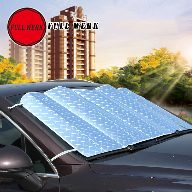 1pcs Window Foils Windshield Sun Shade Car Visor Cover Block Front