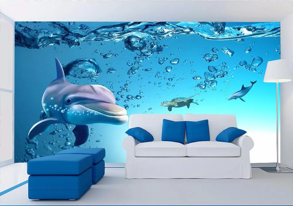 Custom 3d wallpaper for walls 3 d wall murals wallpaper Mediterranean