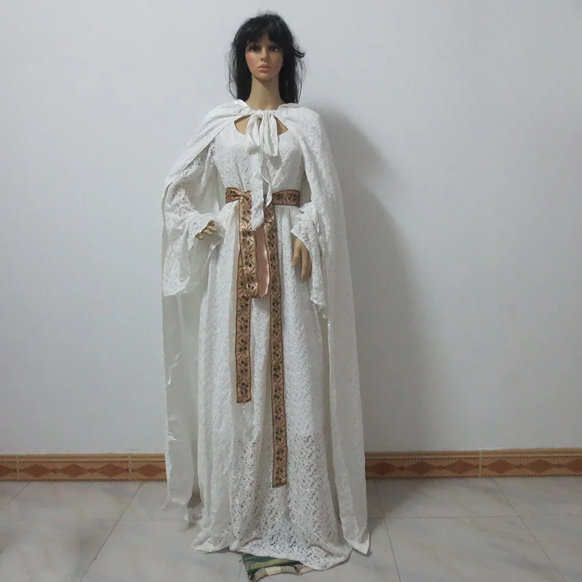 Galadriel Рождественская вечеринка Хэллоуин униформа наряд косплей костюм