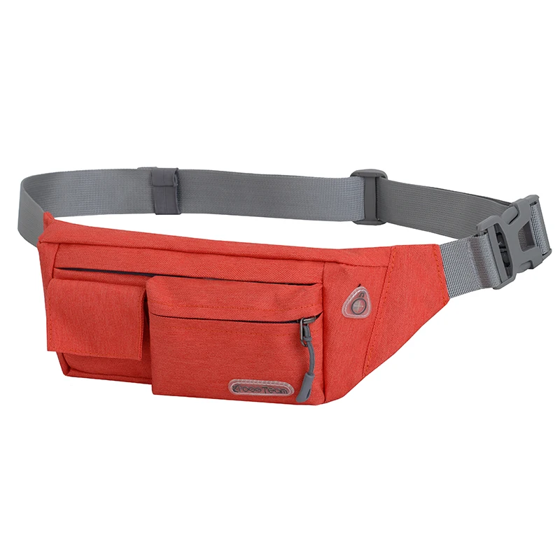Men Women Waist Bag Outdoor Sports Multi-Function Waterproof Pockets Chest Bag