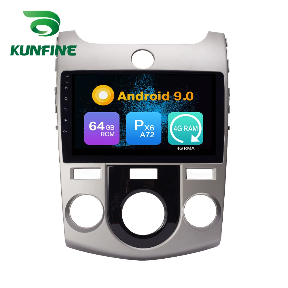 Flash Deal Android 9.0 Ram 4G Rom 64G PX6 Cortex A72 Car DVD GPS Multimedia Player Car Stereo For  KIA  Forte 2008-2017 Radio Headunit 8