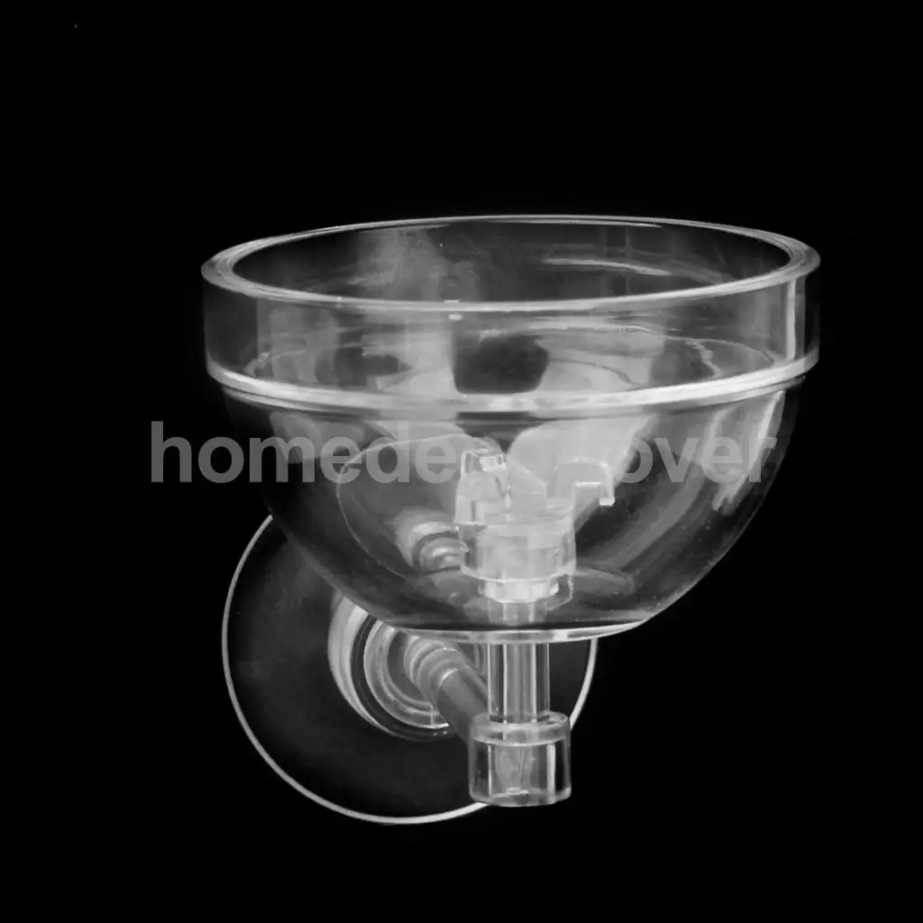 

Aquatic Live Plant Growing Pot Bowl Holder w/ Suction Cup for Aquarium Fish Tank