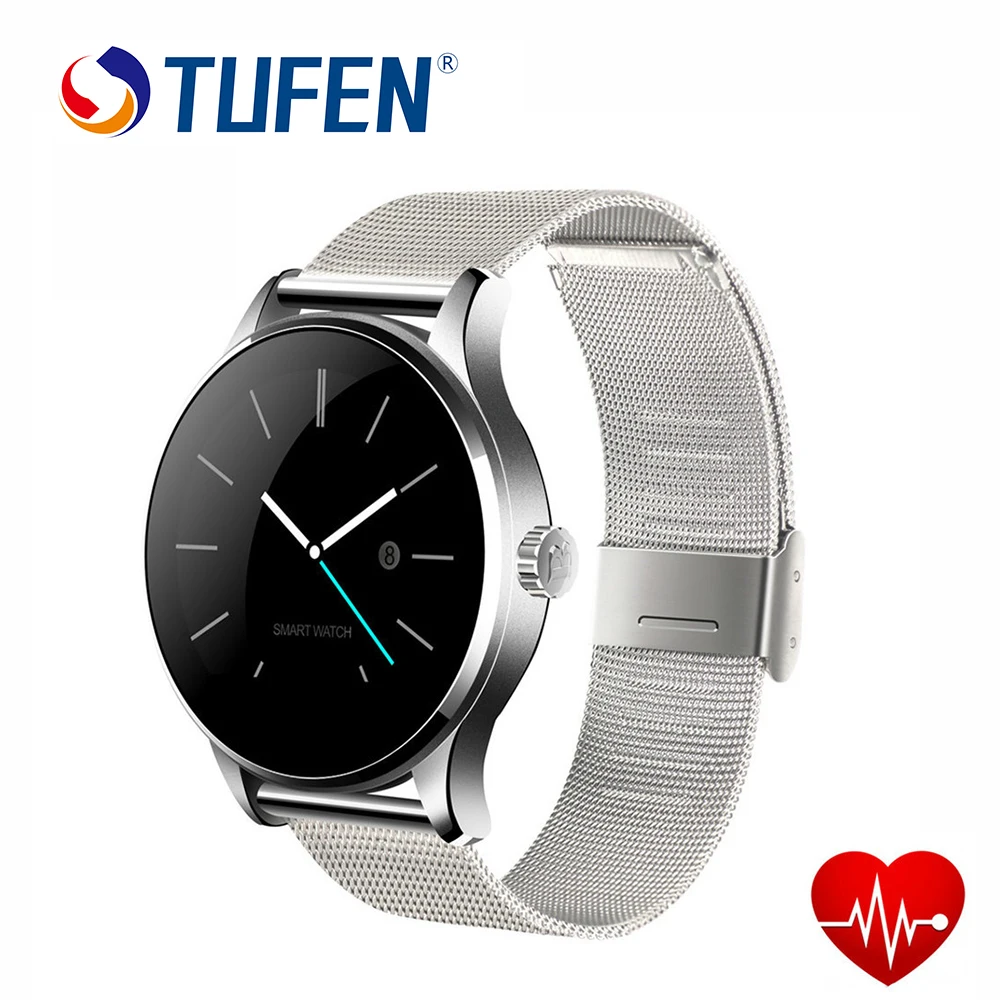 

Original K88H MTK2502 Heart Rate Monitor Bluetooth Smart Watches Wearable Health Whatch Clock For Android Phone ios iphone Watch