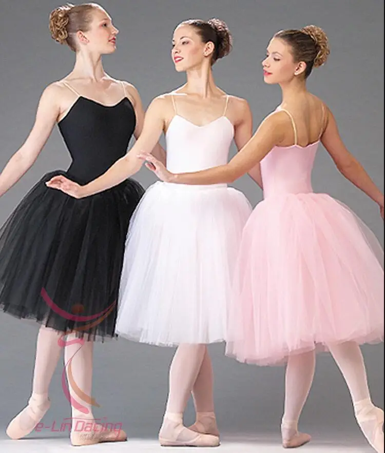 

high quality Long Adult Children Ballet Tutu Dress Party Practice Skirts Clothes Fashion Dance Costumes
