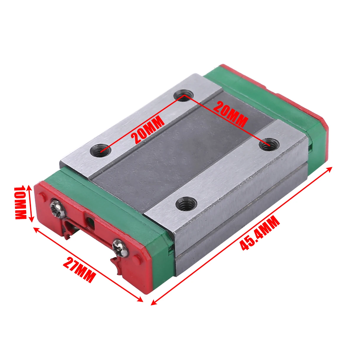 1Pcs Steel Sliding Block For MGN12H Linear Guide 43x26x10mm  For Linear Bearing CNC xyz DIY