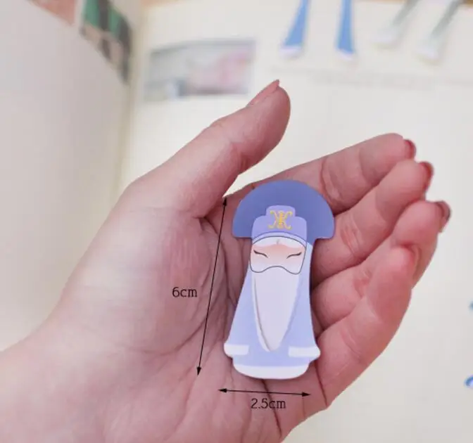 Forma dos Desenhos Marcador de Papel dos Artigos de Papelaria Acessórios de Escritório Bonito Lote Animados Livro Marca Material Escolar Bookmarks Estilo Chinês 50 Pçs - 5 Animados Livro Marca Marcador de Papel Dos