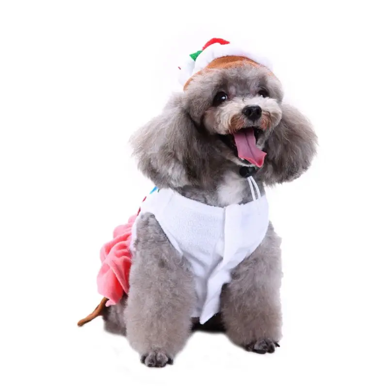 Хэллоуин Рождество Собака Костюмы Платье Pet Cat щенок Косплэй одежда Вечерние для маленькой большой собаки Костюм Disfraz Para Перро
