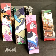 30 шт./компл. Kawaii Cat's жизнь Бумага Закладка для книги книга держатель карты Сообщения Рекламные Подарочные канцелярские товары
