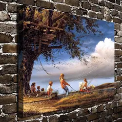 Терри Redlin открытый эскизы и животных сцены Холст Картины Гостиная Home Decor Современная Фреска Книги по искусству маслом #014