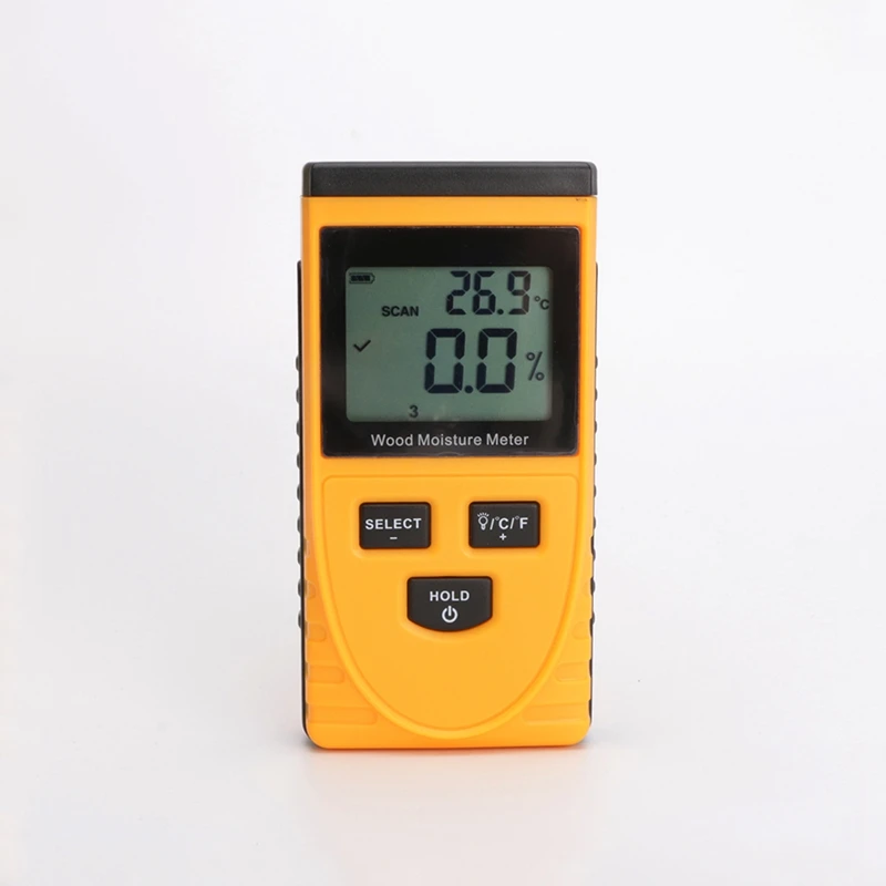 Digital Induction Wood Moisture Meter 0~50% Tree Timber Moisture Content Tester 0-50C Wood Thermometer Hygrometer LCD Backlight Digital Induction Wood Moisture Meter 0~50% Tree Timber Moisture Content Tester 0-50C Wood Thermometer Hygrometer LCD Backlight