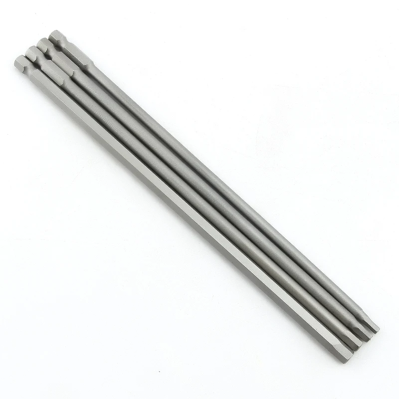 200mm Hard and Long S2 Electric Screwdriver Hexagon Bit Set Hex Head Hex Shank Magnetic Screwdriver Bit Hand Tools