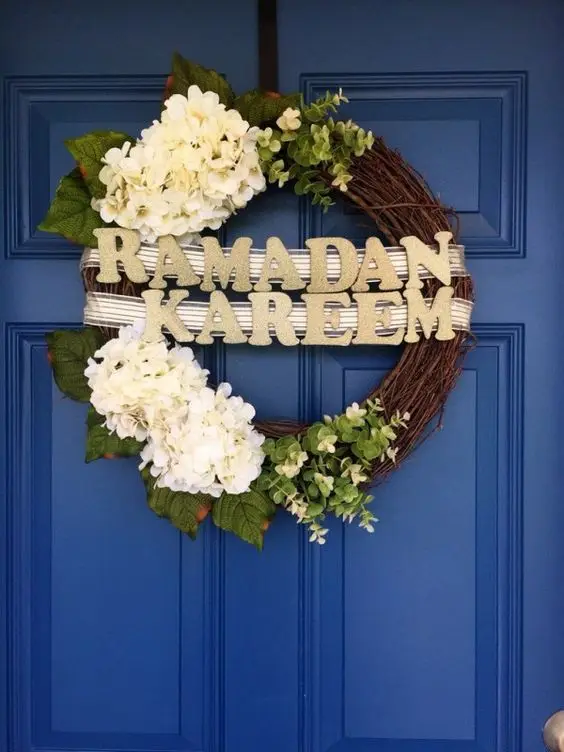 

YIKELA 5D DIY Embroidery Wall Decoration Diamond Painting Full Square Drill Diamond Cross Stitch Ramadan Wreath Mosaic Painting